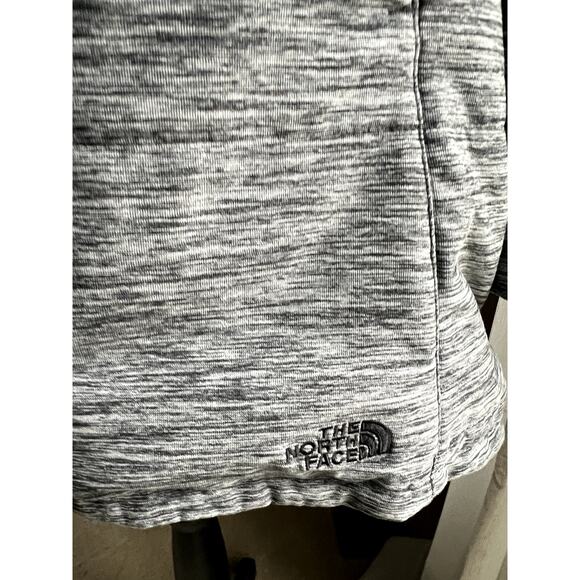 The North Face Long Pseudio Cowlneck Full Zip gray Puffer Jacket Size L - Picture 4 of 7